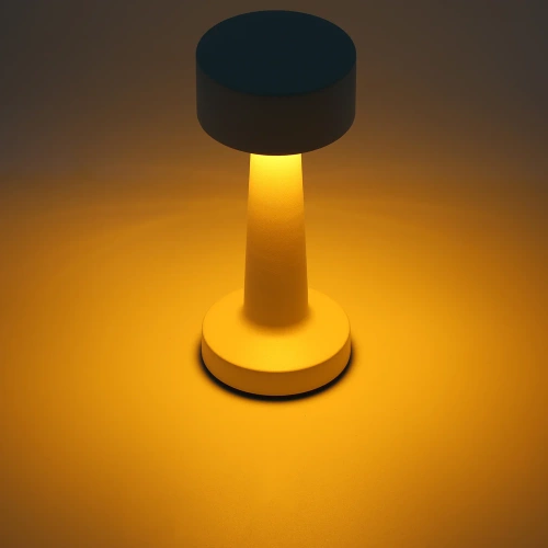 Kabellose Tischlampe | Berührungsempfindliche Nachttischlampe mit einstellbarer Lichtfarbe | USB-Lampe | HJA10-GOLD