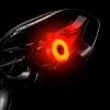 Smartes Fahrradrücklicht | LED-Beleuchtung mit Bremssensor | IP65 wasserdichtes LED-Fahrradrücklicht mit Bremsfunktion und USB-Aufladung | BK-L117