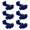 Schnellverbinder | 6 Stück, 1,5–2,5 mm² | blau