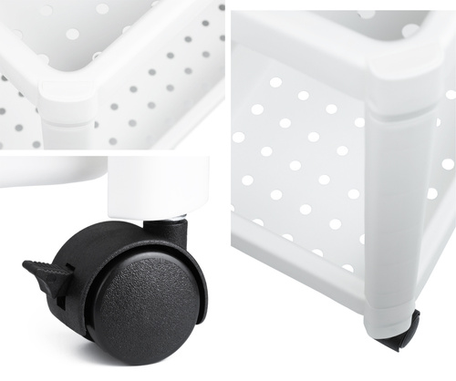 Mobile Badschrank | 4 Ablagen | SR2308