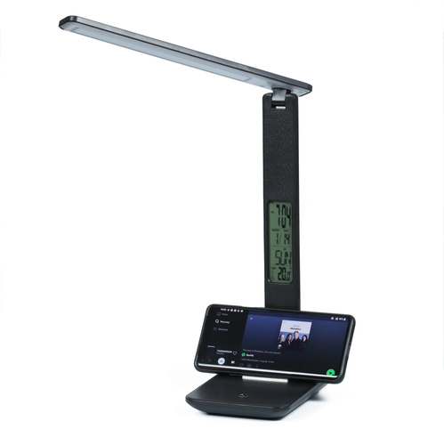 LED-Schreibtischlampe mit Display | Moderne Nachttischlampe, Schreibtischlampe oder Schullampe | FX-015A