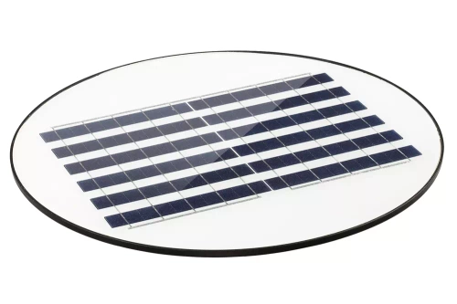 LED-Straßenleuchte Solar UFO | 300 W, 8 Ah, IP65, 240 SMD5730 LEDs, großes Solarpanel 6 V/13 W, Fernbedienung | LDT-B240