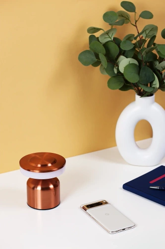 LED-Tischleuchte mit Touch-Bedienung | 3 Lichtfarben | HJA43-COPPER