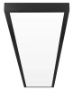 LED-Deckenpanel | Aufputz-Plafond 120x30cm | 60W, 6000lm | Schwarz