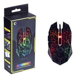 Gaming-Maus | kabelgebunden, optisch, USB, LED-RGB-Beleuchtung, 1.200–4.000 DPI, 6 Tasten | PC-M3
