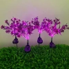 Solarblume | Solar-LED Gartenlampe Orchideenstrauß | 60 cm, 600 mAh | FLD-16-LILA
