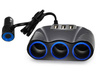 Zigarettenanzünder-Steckdose-Splitter 120W | 3 USB-Anschlüsse 3.1A | C08