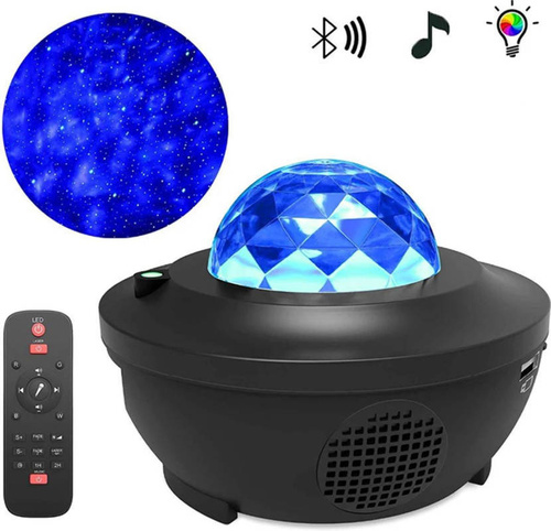 Drehbarer Sternen-, Himmel- und Ozeanprojektor Star LED | 21 einzigartige Modi | Fernbedienung | NL-03