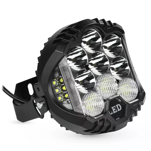Arbeitslampe LED 7" 50W 5000lm | 2-in-1 | Tagfahrlicht + Fernlicht | WL002-50W