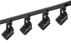 LED-Schienensystem-Set | 1,5 m Schiene + 4x GU10 Strahler
