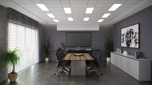 LED-Einbaupanel | Rasterleuchte für abgehängte Deckensysteme vom Typ Armstrong | 60x30cm, 40W, 3800lm
