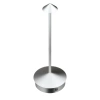 Tischlampe mit eingebautem Akku | Nachtlicht mit drei Leuchtfarben | Stimmungsvolle Lampe für Hotel, Restaurant | HJA32-SILVER