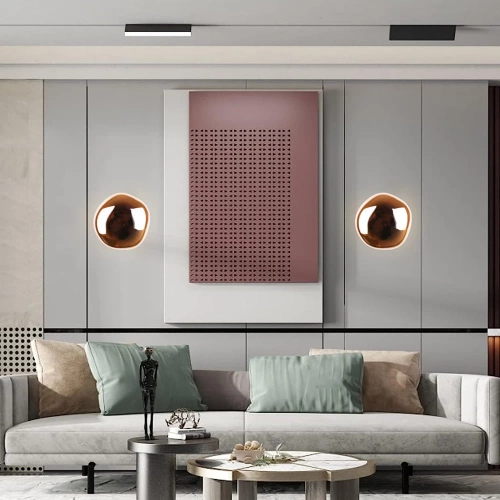 Wandleuchte mit unregelmäßiger Form | Moderne Pendelleuchte | XDL-C300-PINK