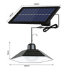 Set von zwei hängenden Solar-LED-Gartenlampen mit Dämmerungssensor IP44 | 2x 30 LED SMD | IR-Fernbedienung | LD-02