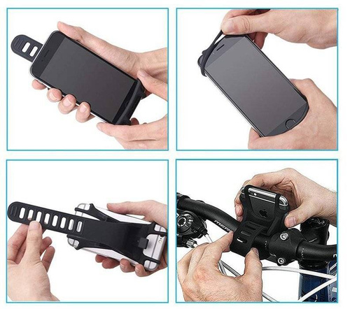 Fahrrad-Silikonhalterung für das Telefon | am Lenker | PSI-B11