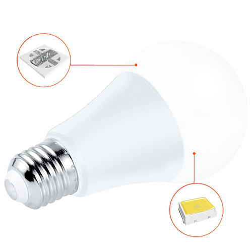 LED RGB Glühbirne 16 Farben | Gewinde E27 | Kugel | IR-Fernbedienung | A70-RGB-12W