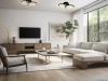 Moderne Deckenleuchte | Plafon | LED | Schwarz | RLC-C28W-B