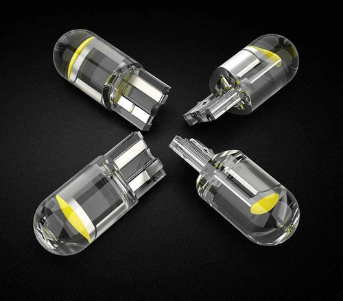 LED Birne W5W T10 HPC COB Transparent | Kristalline Beschichtung