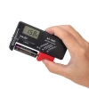 Digitaler Voltmeter | Universeller Batterie- und Akkutester | BT-168D-SCHWARZ | Batterietester