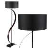Schwarze Stehleuchte | Moderne Beleuchtung | Metall Stehlampe | DYT-L400-BLACK