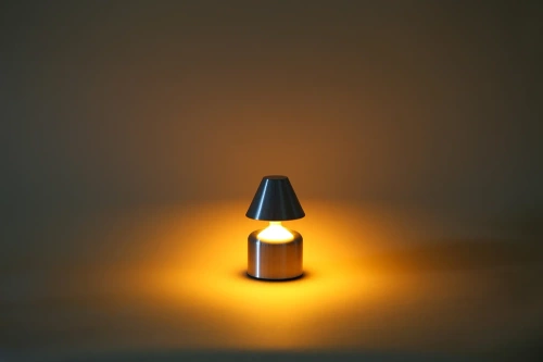 LED-Tischlampe Pilz | Kabellose Lampe für Hotel, Restaurant | Berührungsempfindliche Nachttischlampe | HJA42-COPPER