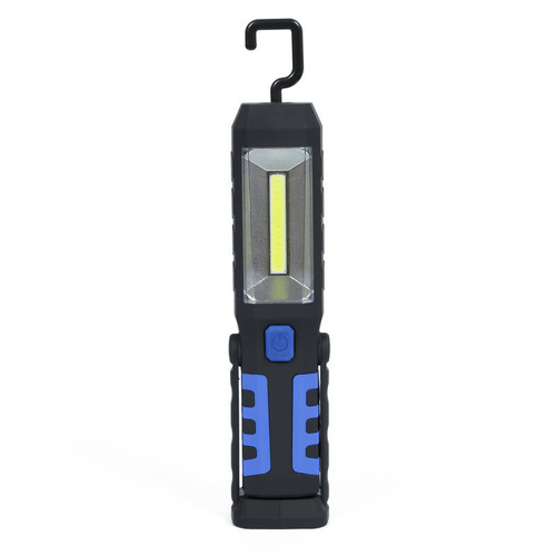 Werkstatt-LED-Arbeitsleuchte mit Akku 3W mit Haken und magnetischem Fuß | 2600 mAh | 3 Lichtmodi | W29