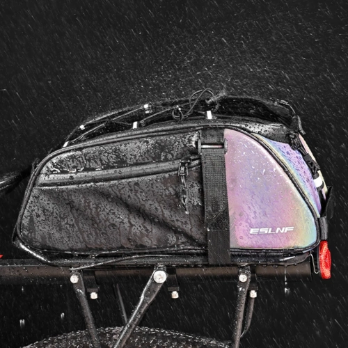 Fahrradtasche 3-in-1 für Gepäckträger | 8 l | wasserdichte Tasche mit Reflektoren | geräumige Hinterradtasche für Gepäckträger | FGTB-02