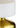 Tischlampe mit eingebautem Akku | Nachtlicht mit drei Leuchtfarben | Stimmungsvolle Lampe für Hotel, Restaurant | HJA44-GOLD