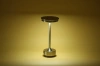 Tischlampe mit eingebautem Akku | Nachtlicht mit drei Leuchtfarben | Stimmungsvolle Lampe für Hotel, Restaurant | HJA30-SILVER
