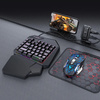 Gaming-Einhandtastatur mit LED-Hintergrundbeleuchtung, Keypad | T19