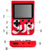 Mini tragbare Retro-Spielekonsole mit Controller | 400 Spiele 3.0 | RS400-Double