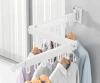 Klappbarer Kleiderständer | Faltbarer Wäscheständer | Wandhakenleiste | LYJ-T90-WEISS