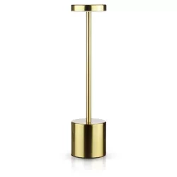 LED-Tischlampe | Moderne Nachttischlampe mit integriertem Akku | HJA21-GOLD