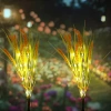 Solarblume | Solar-LED-Gartenlaterne Weizen | 73 cm, 600 mAh | FLD-44-GELB