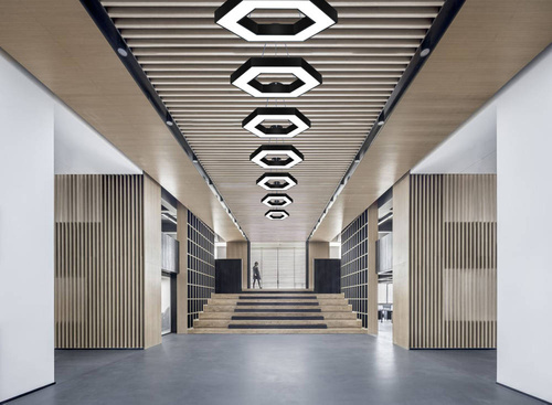 LED-Hängeleuchte 36W | Sechseck | Aluminium | Blendfreie CCD | Φ60x6 | LPL-002