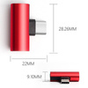 Adapter Type-C - Type-C + Jack | Audio-Adapter für Telefon | UA-006