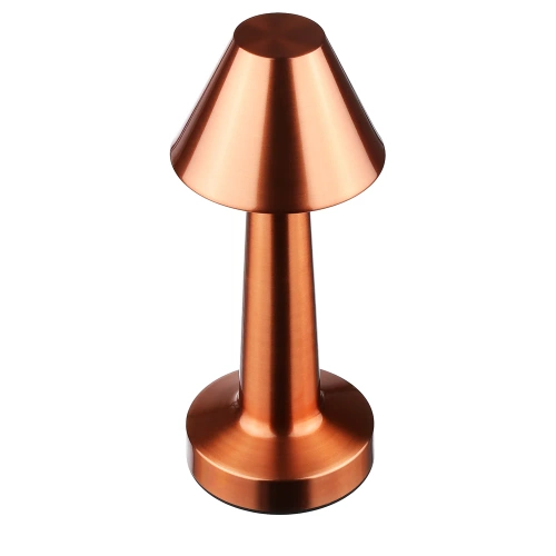 Kabellose Tischlampe | Touch-Nachtlicht mit einstellbarer Lichtfarbe | USB-Lampe | HJA12-COPPER