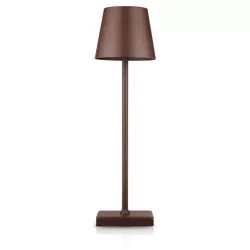 Tischlampe mit eingebautem Akku | Touch-Nachtlicht | HJA28-BROWN-1