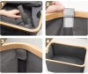 Wäschekorb | Faltbarer Wäschesammler | Stoffspielzeugbehälter | Zubehör-Organizer | OCF-380-GREY