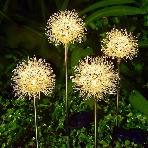 Solarblume | Solar-LED-Gartenlaterne Pusteblume | 68 cm, 600 mAh | FLD-28-W
