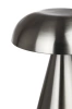 LED-Tischlampe | Moderne Touch-Lampe | Nachtlicht mit integriertem Akku | HJA24-SILVER