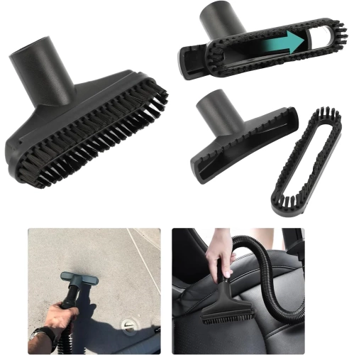 Staubsauger-Düsen Set | 5-in-1 Universal-Aufsätze für Staubsauger | VCA-5in1-BLACK