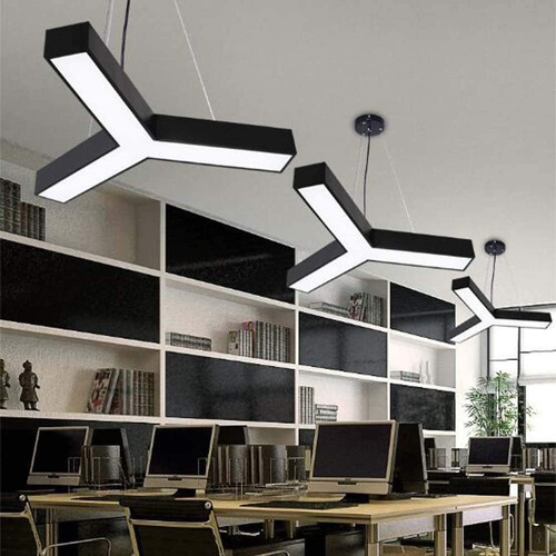 30W Y-förmige LED Pendelleuchte | Moderne 4000K Deckenleuchte mit Höhenverstellung LPL-001