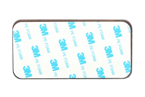 Kleiderhaken aus Bambus | Handtuchhalter mit zwei Haken | YG-DH13-BROWN