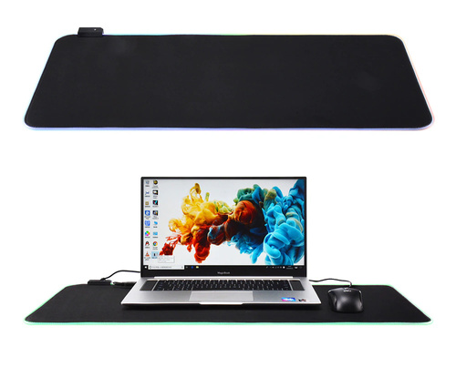 Mauspad | 80x30 cm | LED-RGB-Beleuchtung | 13 Beleuchtungsmodi | MP-001L