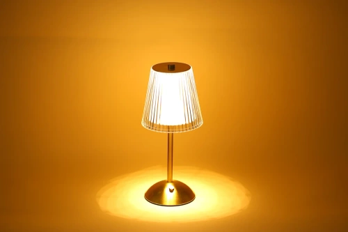 Tischlampe mit eingebautem Akku | Nachtlicht mit drei Leuchtmodi | Stimmungsvolle Lampe für Hotel, Restaurant | DTL-C130