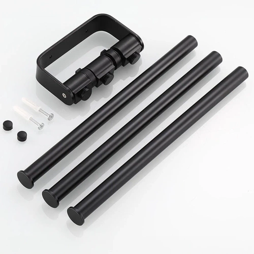 Handtuchhalter für Badezimmer | 3 schwenkbare Arme | BTS-R003-B