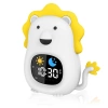 LED-Kinderwecker mit Nachtlicht und weißem Rauschen – Farbiges Licht, Alarm, Sonnenaufgangssimulation | Nachtlicht mit eingebautem Akku | JL-822