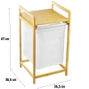 Wäschekorb mit Schrank | Bambus | NZ-1BS-Bamboo
