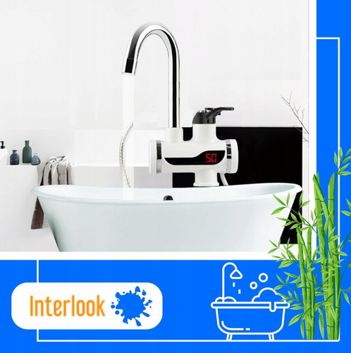 Elektrischer Warmwasserbereiter | einstellbare Auslaufdüse | Durchlauferhitzer | Weiß | RY-008